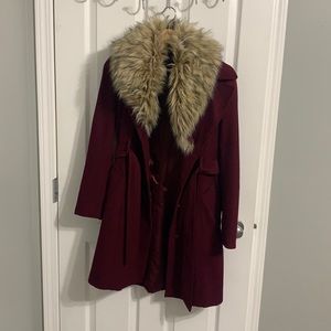 Guess Burgundy Coat